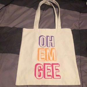 Oh Em Gee tote bag